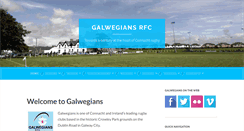 Desktop Screenshot of galwegians.ie