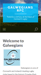 Mobile Screenshot of galwegians.ie