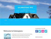 Tablet Screenshot of galwegians.ie
